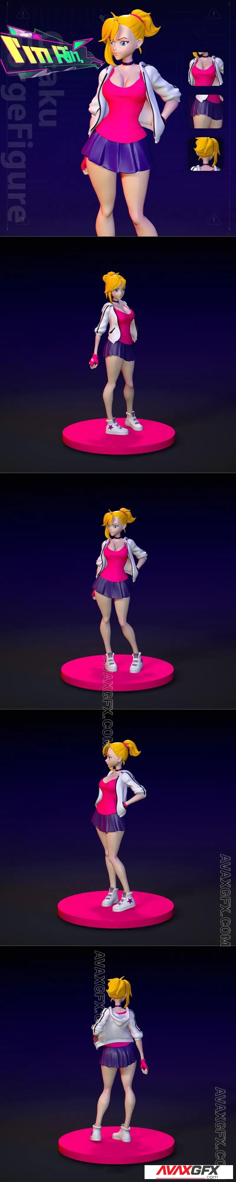 Rin Muse Dash - STL 3D Model