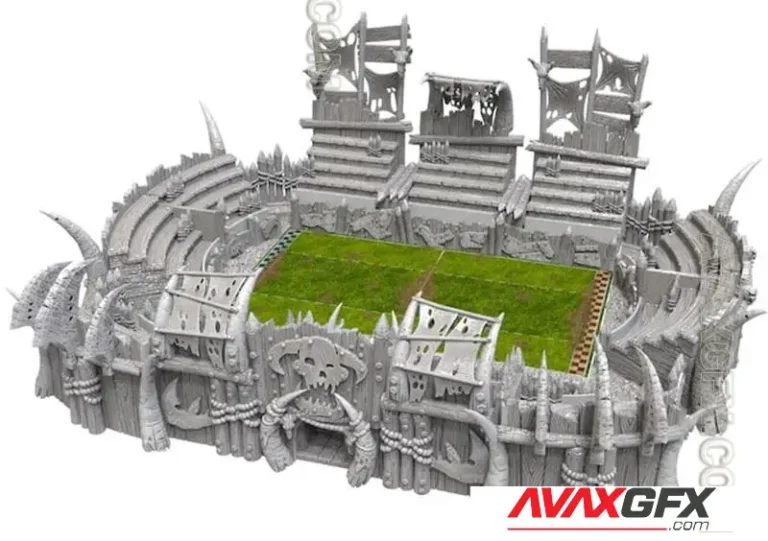 Orc Stadium - Big Waaagh Collozzeum - Vortice - STL 3D Model