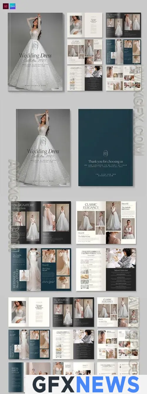 Wedding Dress Catalog Template 2DCLRYN