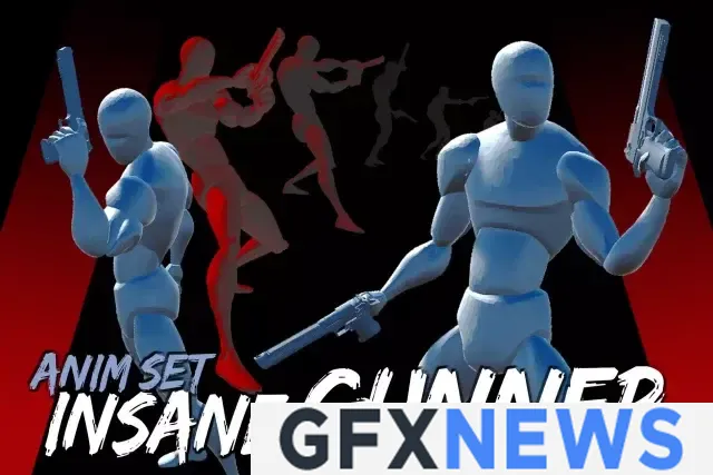 Unity Animations Insane Gunner AnimSet v1.0