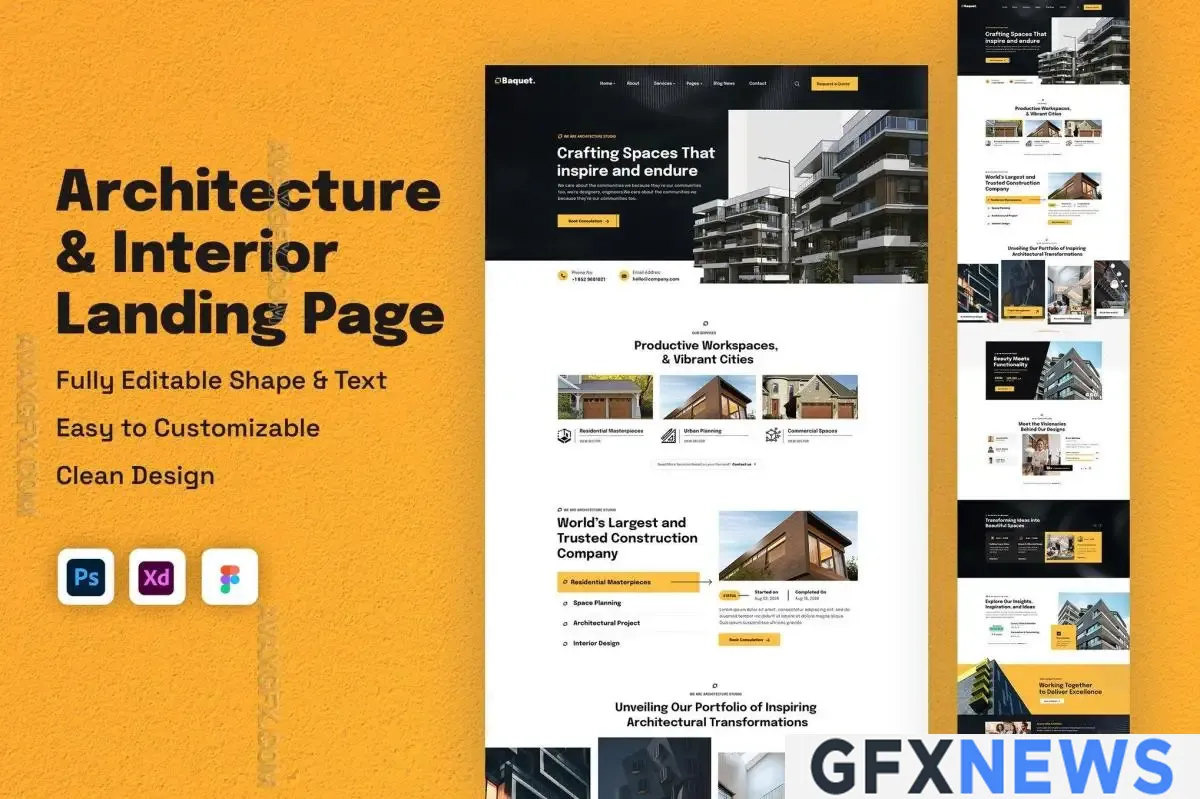 Architecture Landing Page