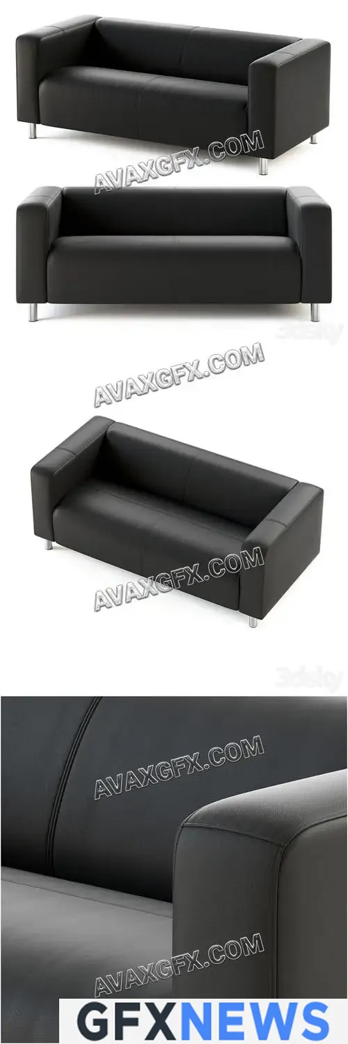Sofa Klippan IKEA - 3D Model