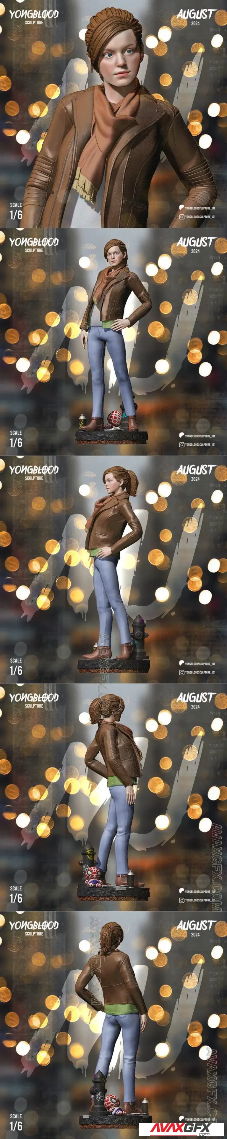 Yongblood Sculpture - Mary Jane Watson - STL 3D Model