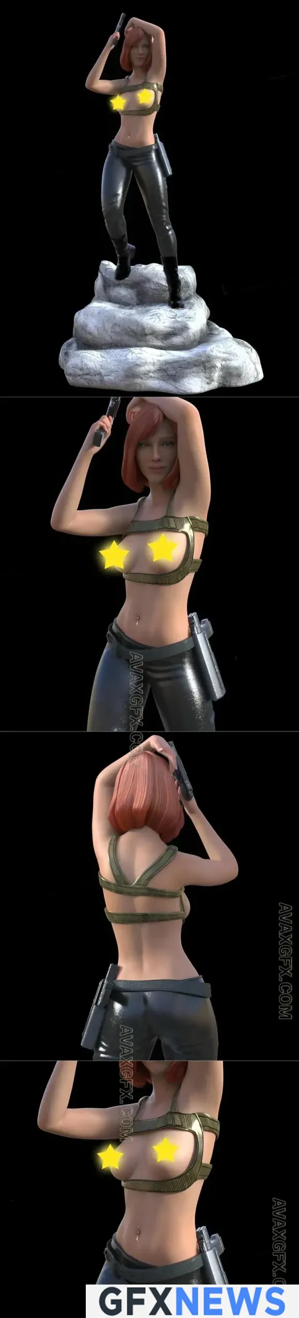 Lucas Perez Studio - Ace Bust - 3D Model