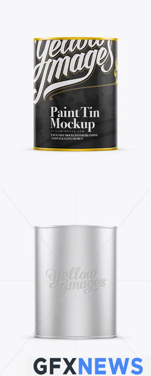 Matte Metallic Snack Package Mockup - Back View 12726 TIF