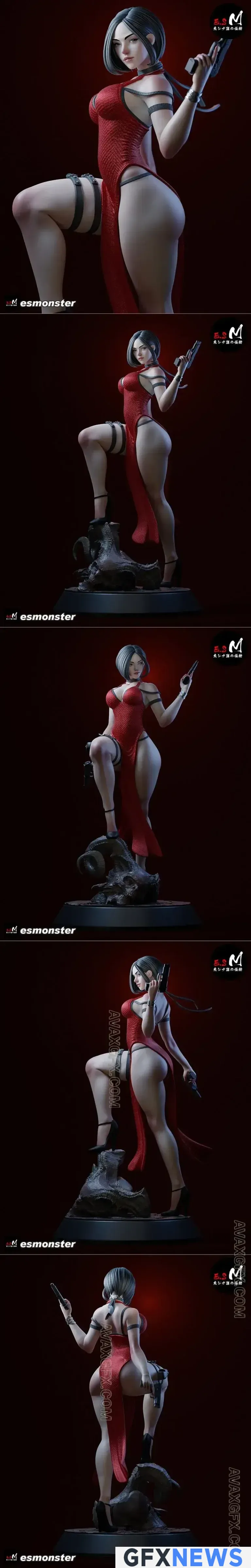 E.S Monster - Jill Valentine - 3D Model