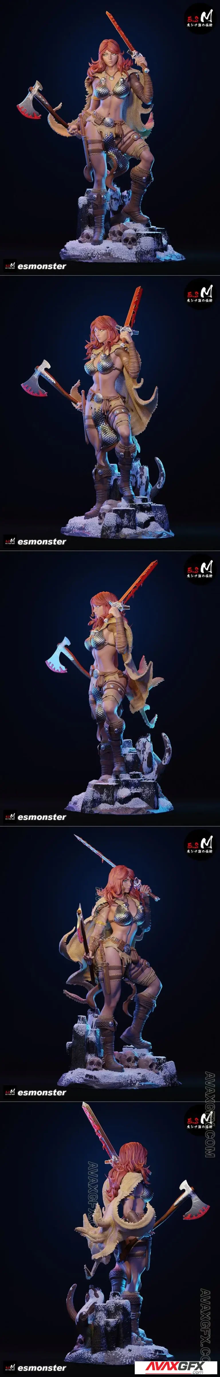 E.S Monster - Red Sonja - STL 3D Model