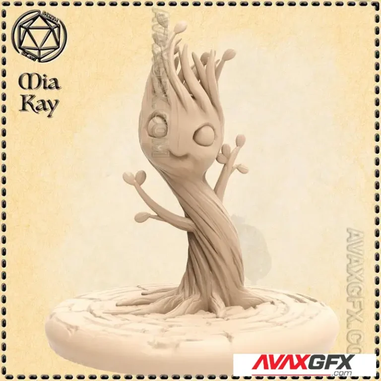 M3DM - Baby Treant - STL 3D Model