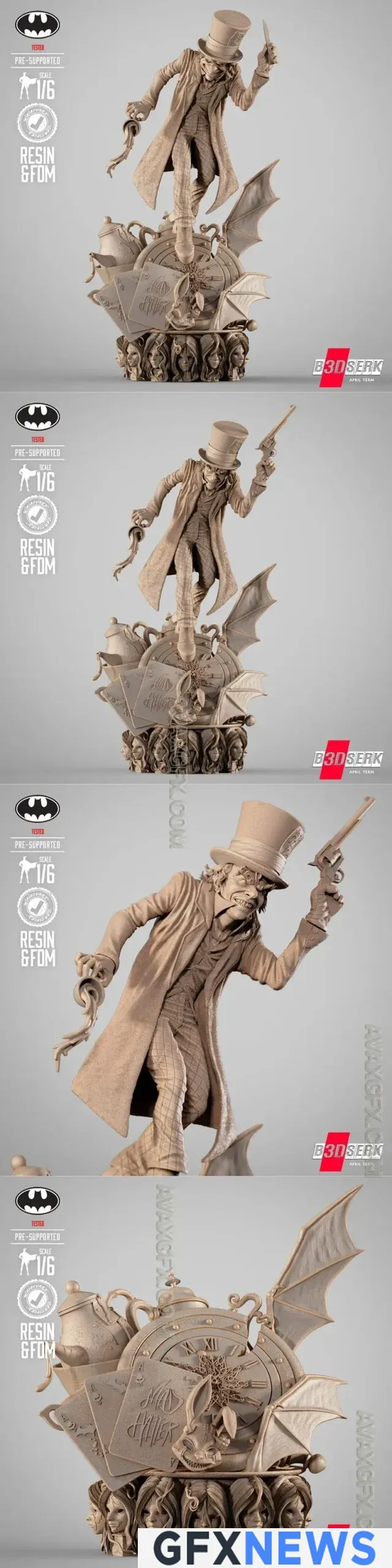 B3DSERK - Curse Of Spawn Portrait Bust - 3D Model