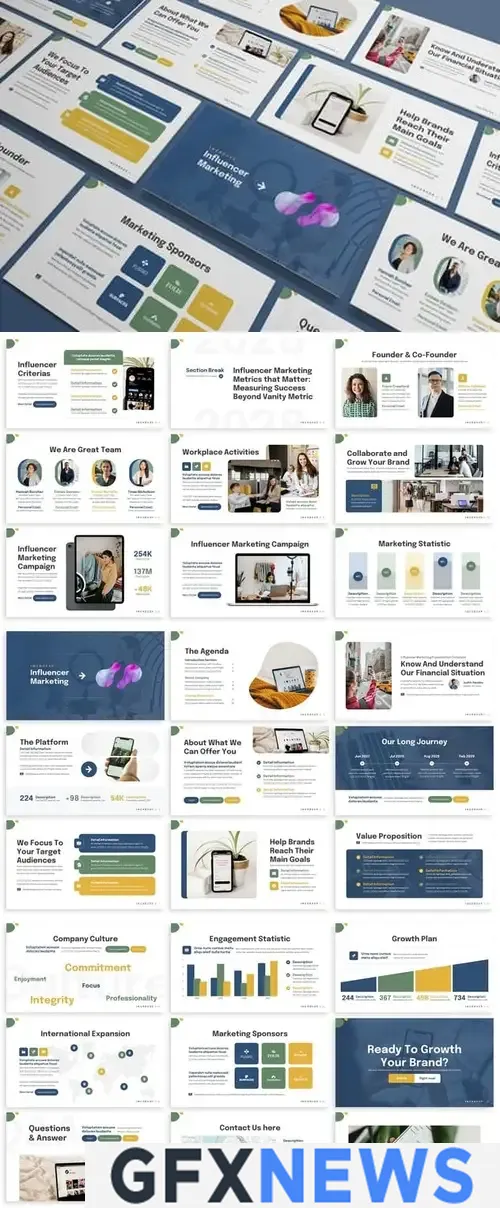 Download KOL Marketing Powerpoint Template E28VNJB