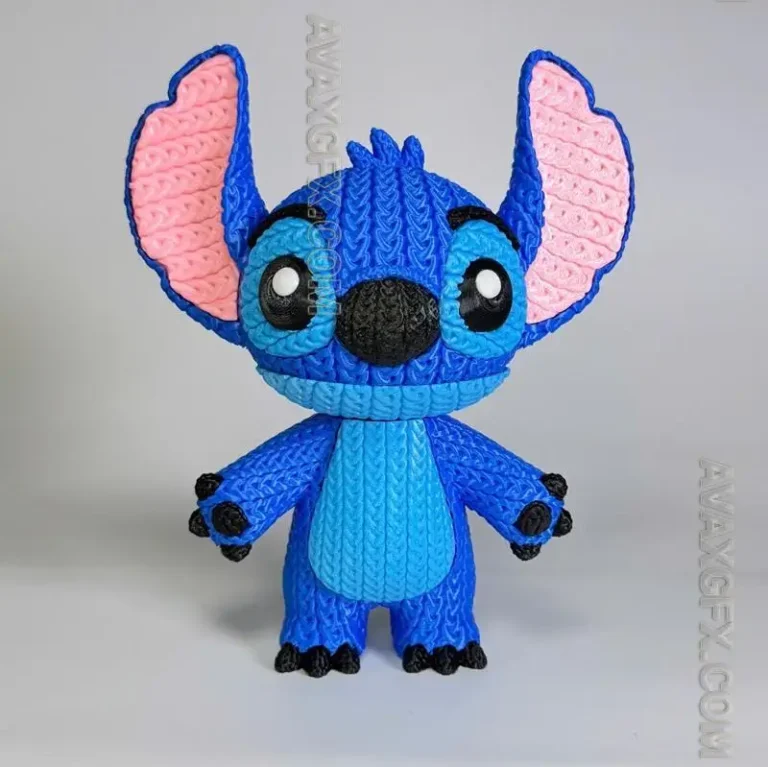 Stitch Crochet - Knitted - STL 3D Model