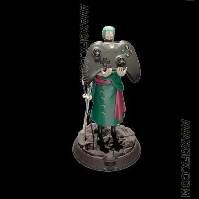 Roronoa Zoro One Piece Controller Holder - STL 3D Model