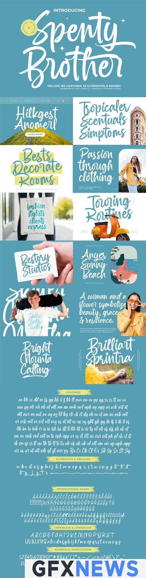Rocks Bastard - Dry Brush Handwritten Script Font