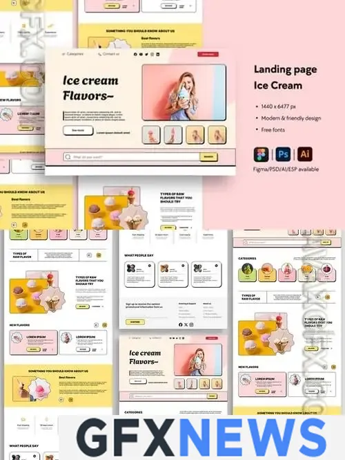 Portofolio Professional Designer Landing Page