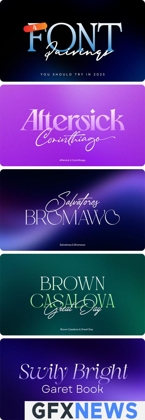 Mega Craft Bundle - 23 Premium Fonts & 20 Premium Graphics
