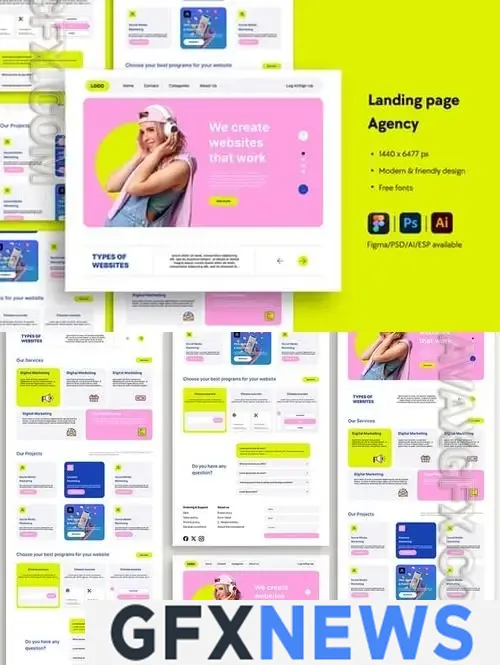 Business Agency Website Landing Page JRYVVJW