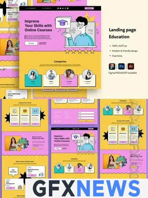 Education Center Website Landing Page 9KJYKH4