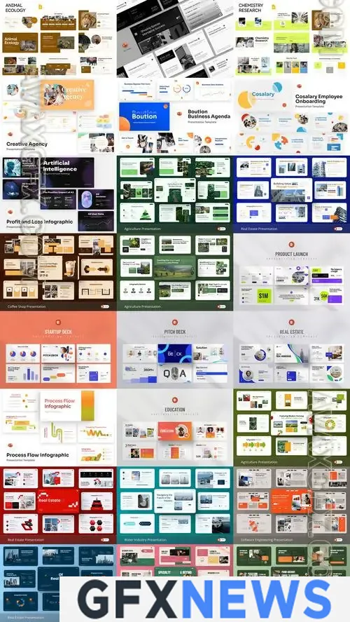 24 PowerPoint Templates Bundle 6