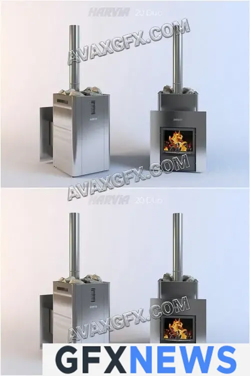 Harvia 20 Duo - 3D Model