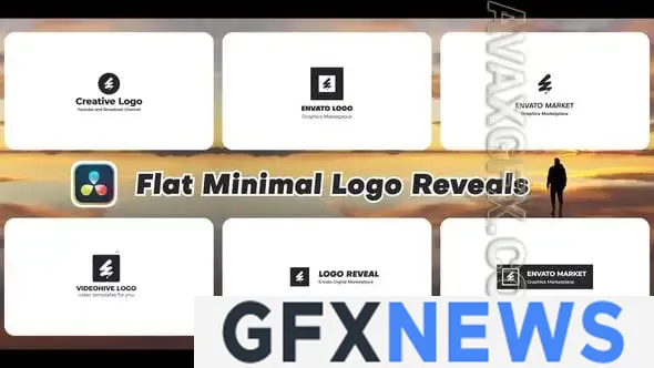 Flat Minimal Logo Reveals