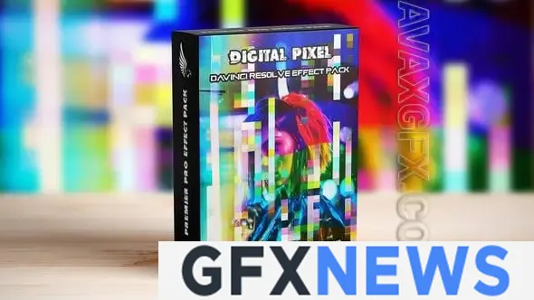 Digital Pixel Noise Glitch Error Effect DaVinci Resolve 56640430