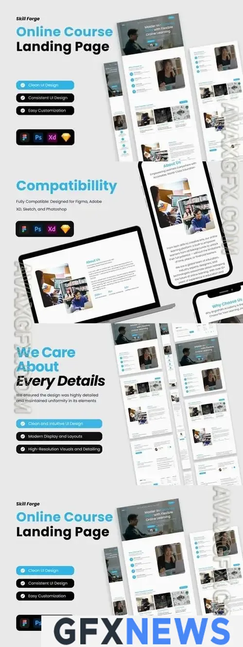 Skill Forge - Online Course Landing Page MECMW6J