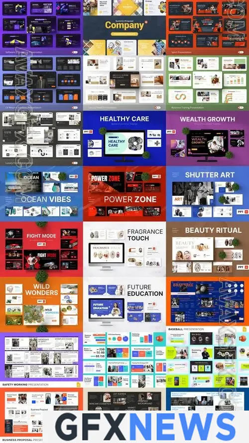 24 PowerPoint Templates Bundle 8