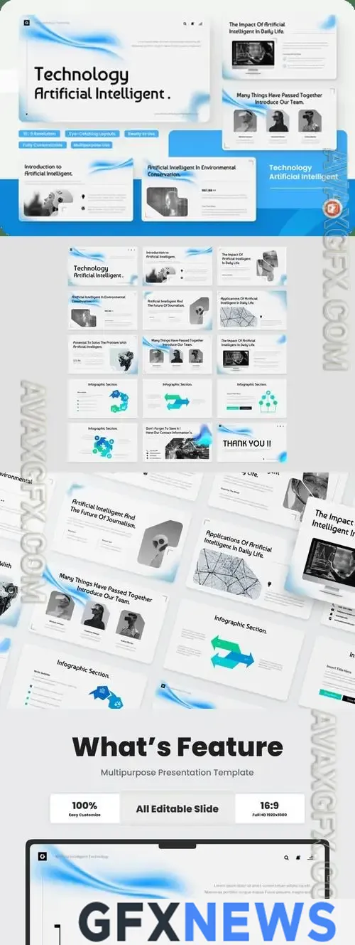 AI Education Presentation Powerpoint