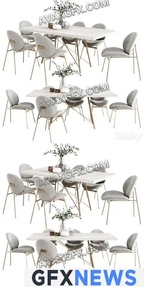 Workspace black - 3D Model