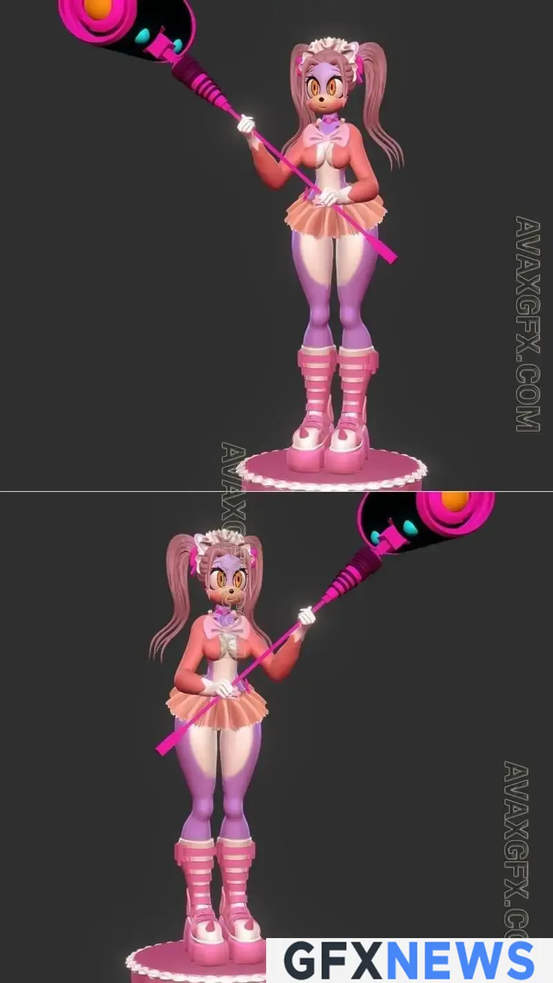 Neko Figurines - Zenless Zone Zero - Pulchra - 3D Model