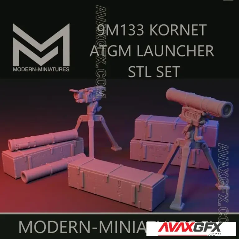 9M133 Kornet Set - STL 3D Model