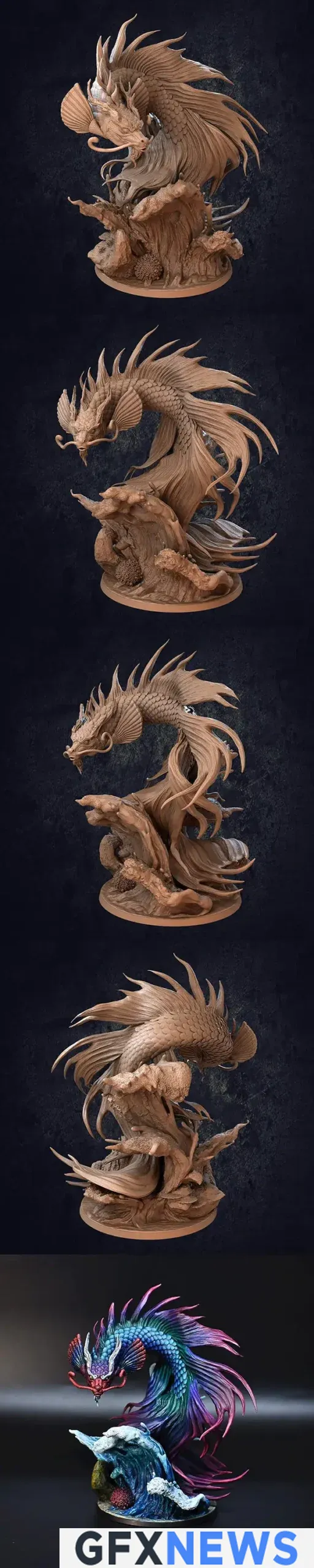 Dragon Koi – 3D Print