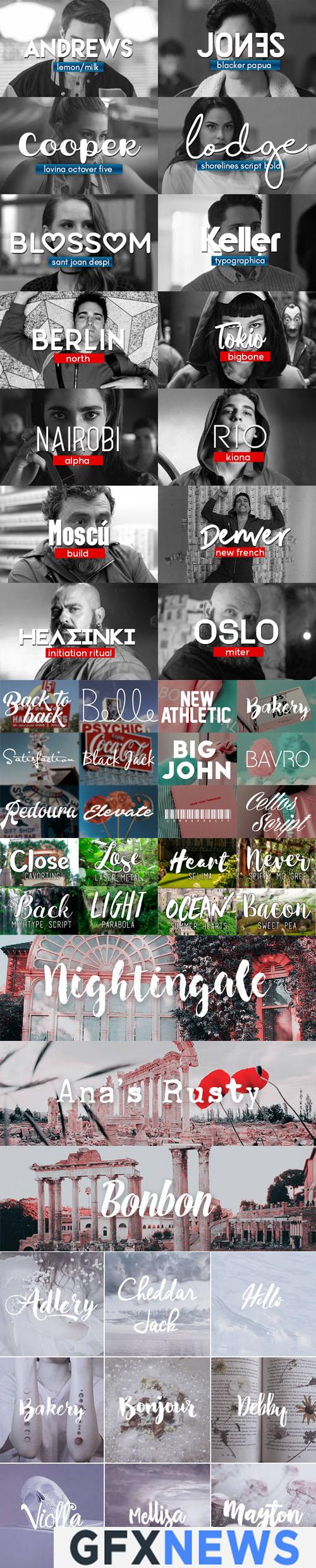 46 Fonts Pack