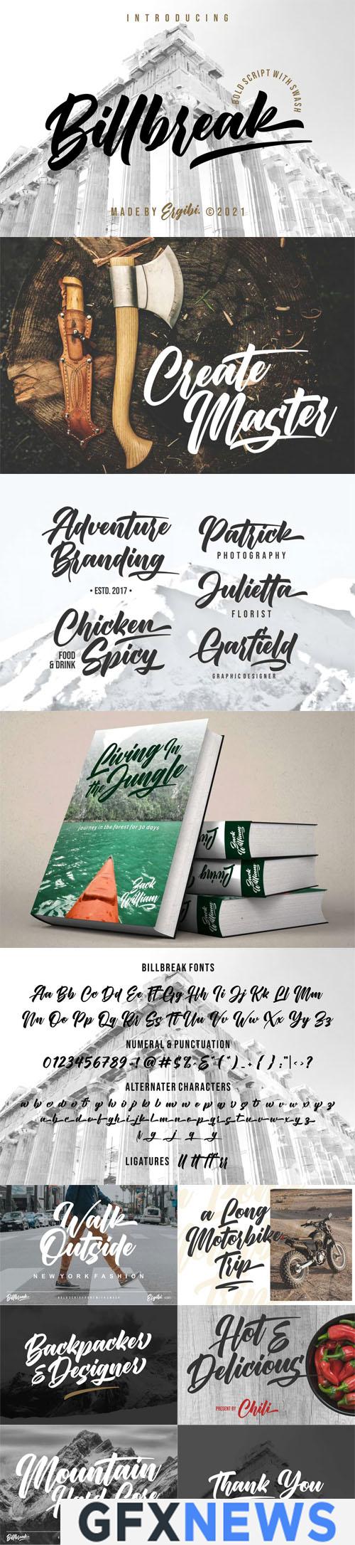 <div>Montagne et Rivière - Elegant & Natural Handwritten Typeface</div>