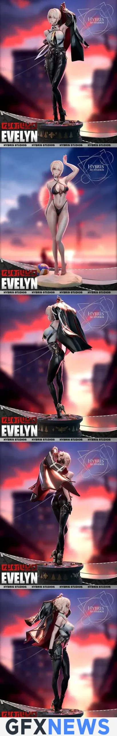 Hybris Studios – Evelyn Chevalier – 3D Print