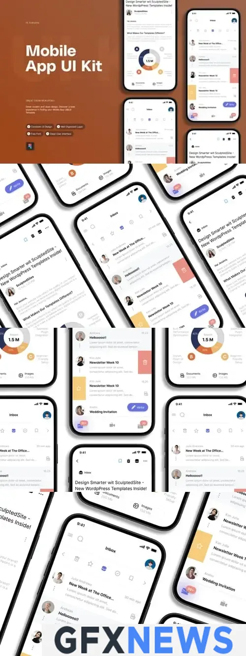 Email Marketing – Mobile App UI Kit