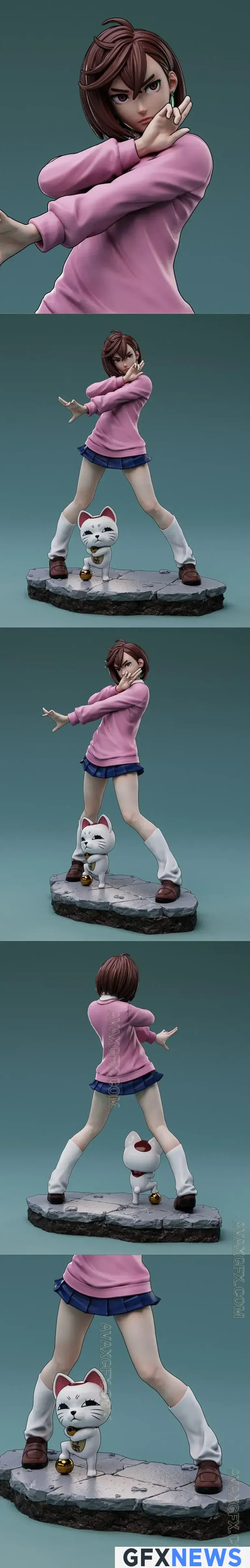 CA 3D Studios - Pin Up - STL 3D Model