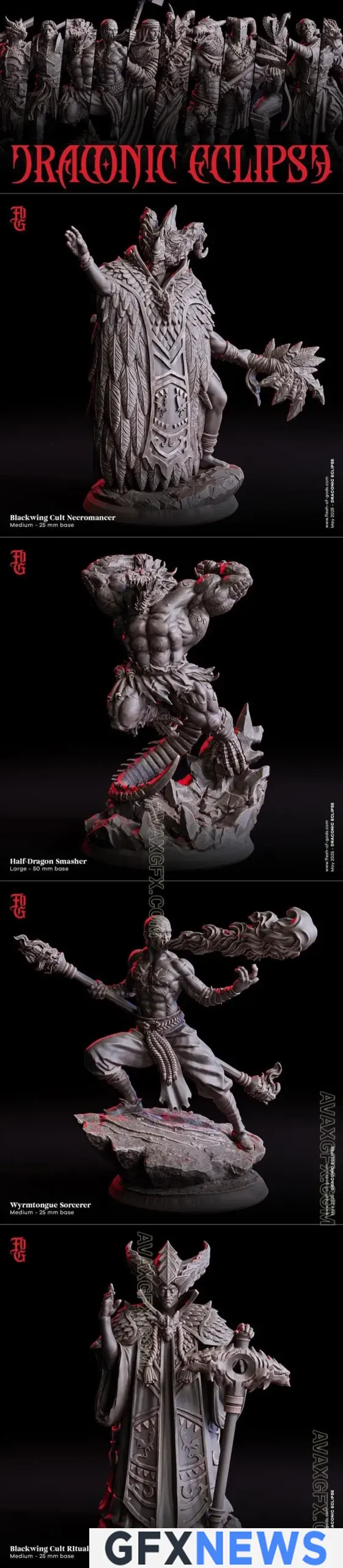 SW3D - Obi Wan on Boga Sculpture - STL 3D Model