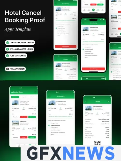 Hotel Cancel Booking Proof Apps Template