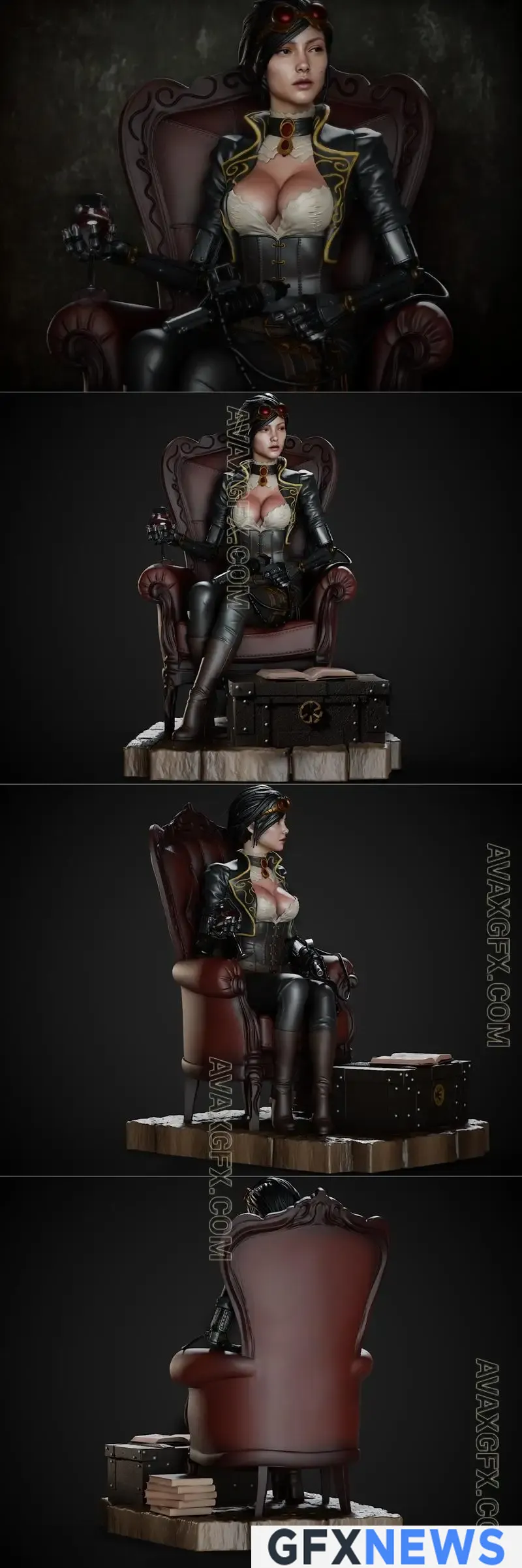 Astland - Witches of the Demonic Thorn Full set - STL 3D Model