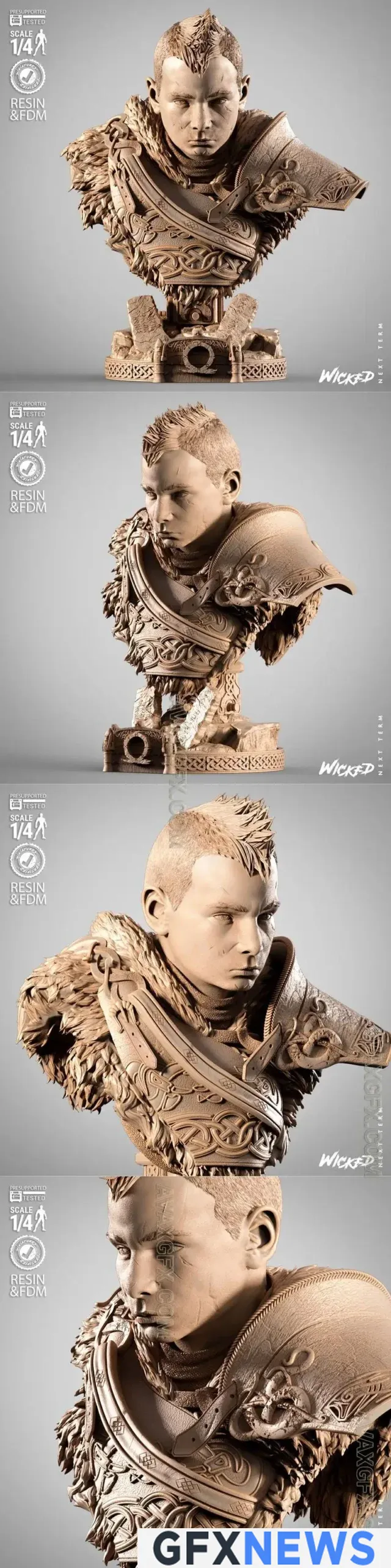 WICKED - Atreus Sculpture - STL 3D Model