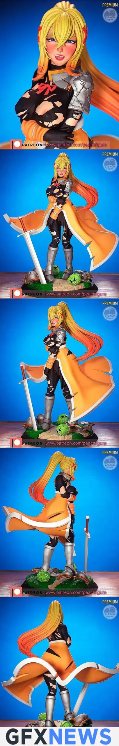 Peach Figure – KonoSuba – Darkness – 3D Print Peach Figure – KonoSuba – Darkness – 3D Print