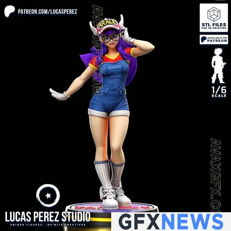 Lucas Perez - Arale (Adult Version) - STL 3D Model