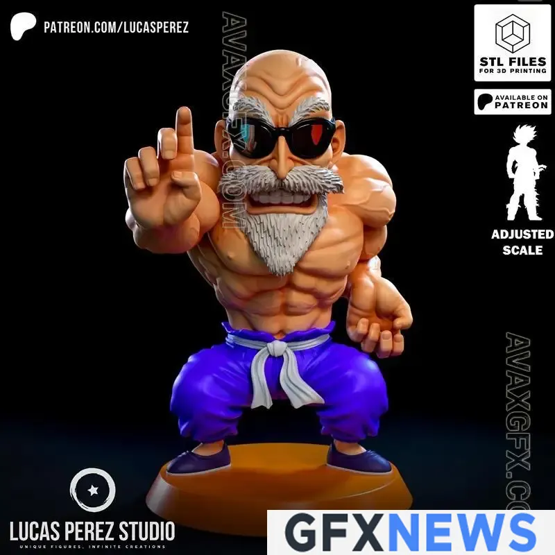 Lucas Perez - Strong Girl Chibi - STL 3D Model