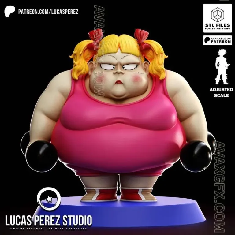 Lucas Perez – Strong Girl Chibi – STL 3D Model