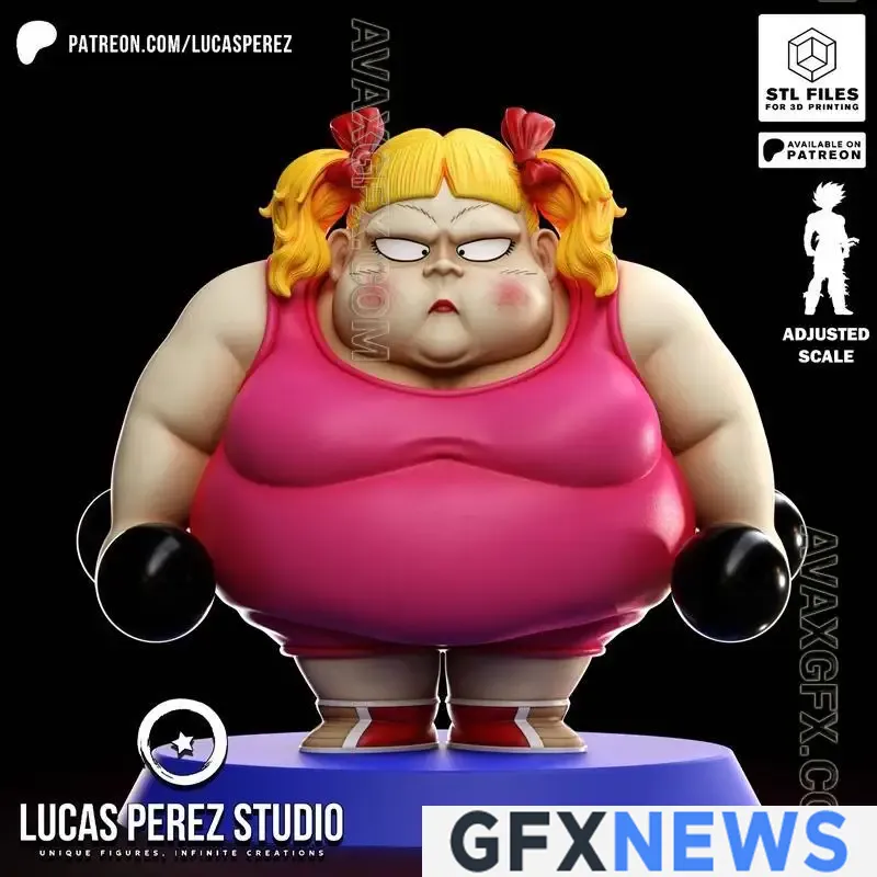 Lucas Perez - Strong Girl Chibi - STL 3D Model