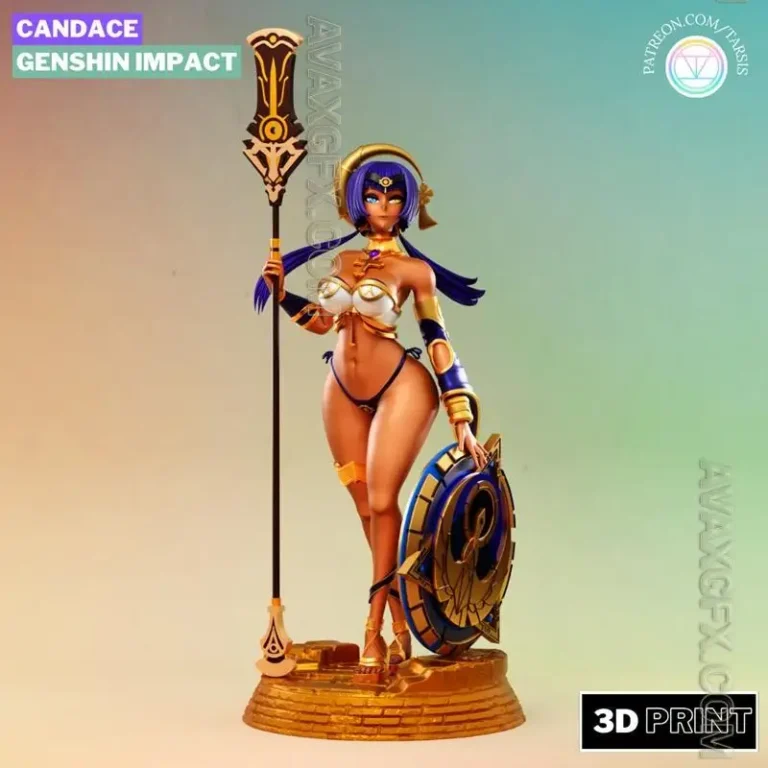 Tarsis – Candace – Genshin Impact – STL 3D Model