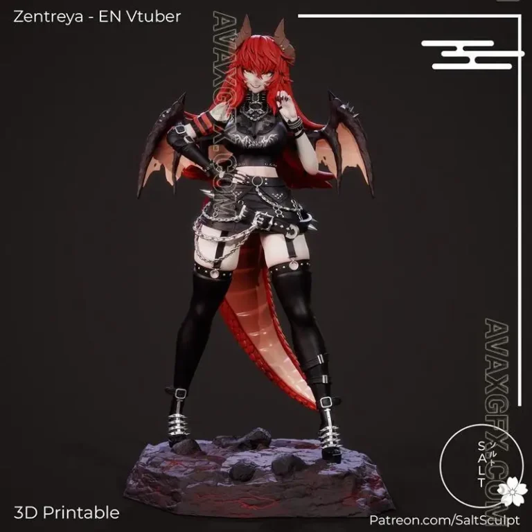 Zentreya – EN Vtuber – STL 3D Model