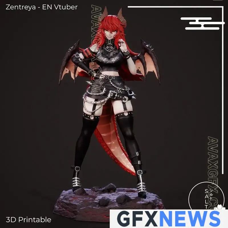 Zentreya - EN Vtuber - STL 3D Model
