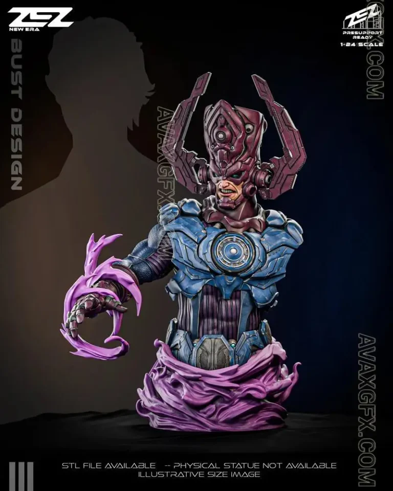 ZEZ Studio – Galactus Bust – STL 3D Model
